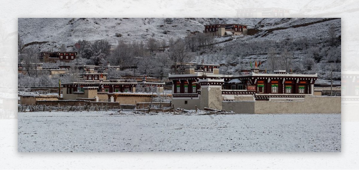 藏区民居图片