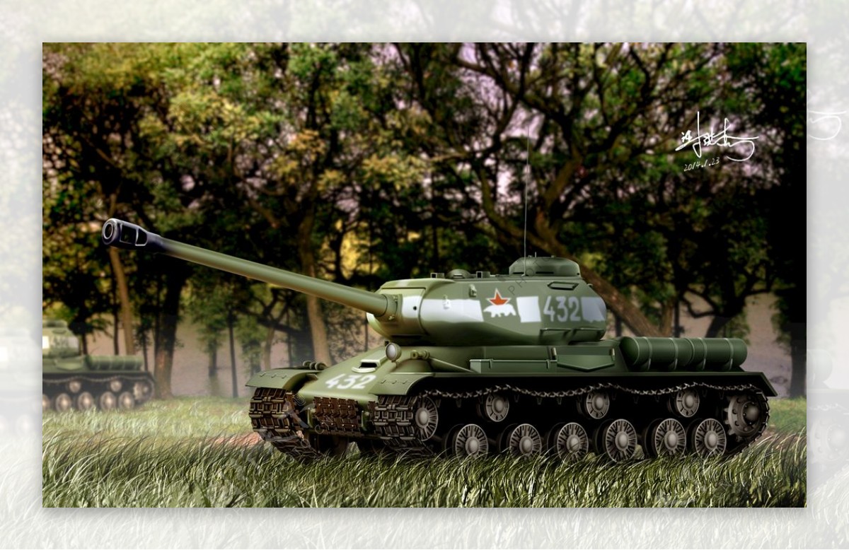 IS2重型坦克图片