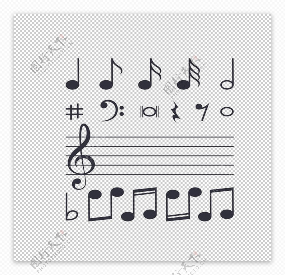 音乐符号图片