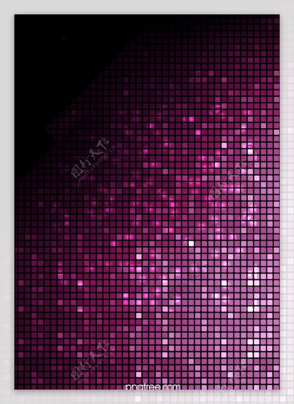紫色方块时尚马赛克炫彩背景图片