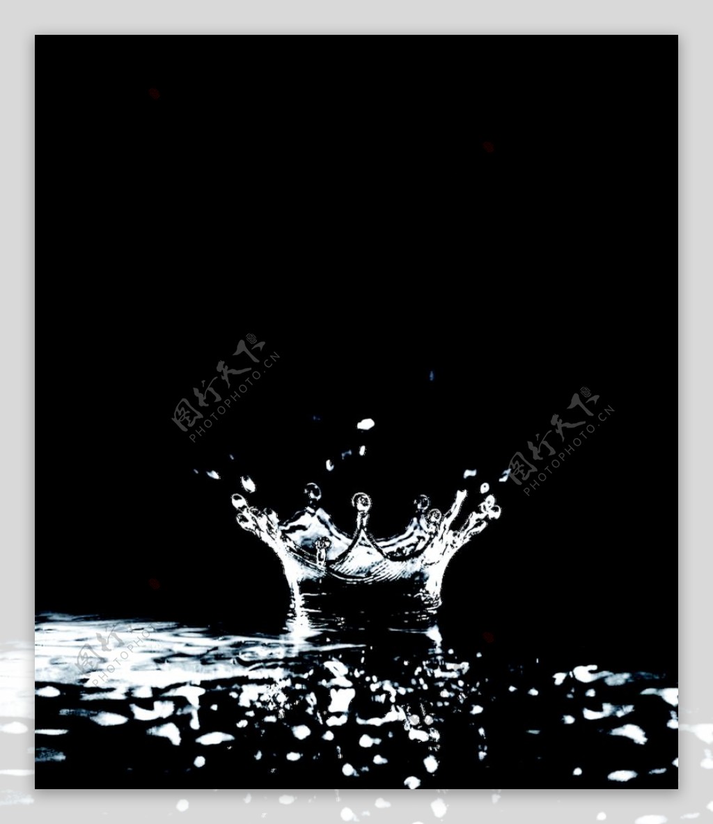 喷溅水抠图分层图片