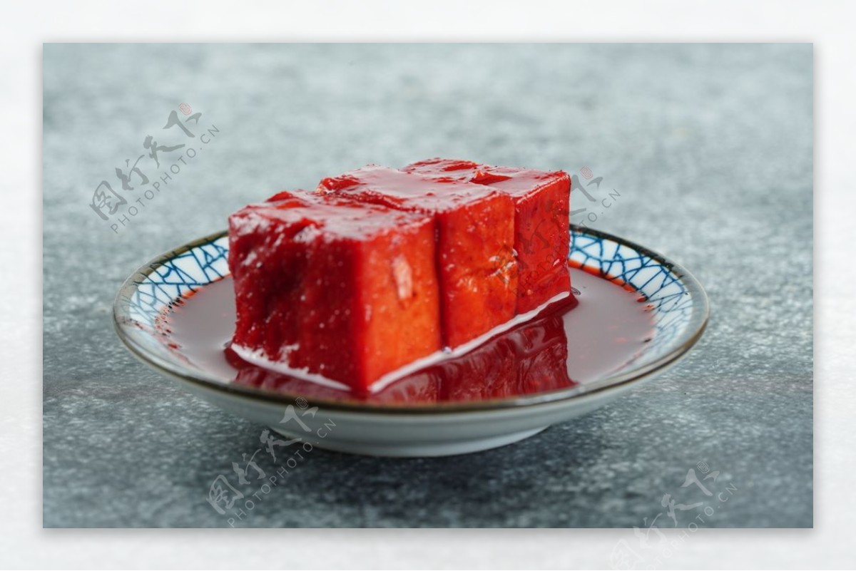 豆腐卤小吃美食食材背景素材图片