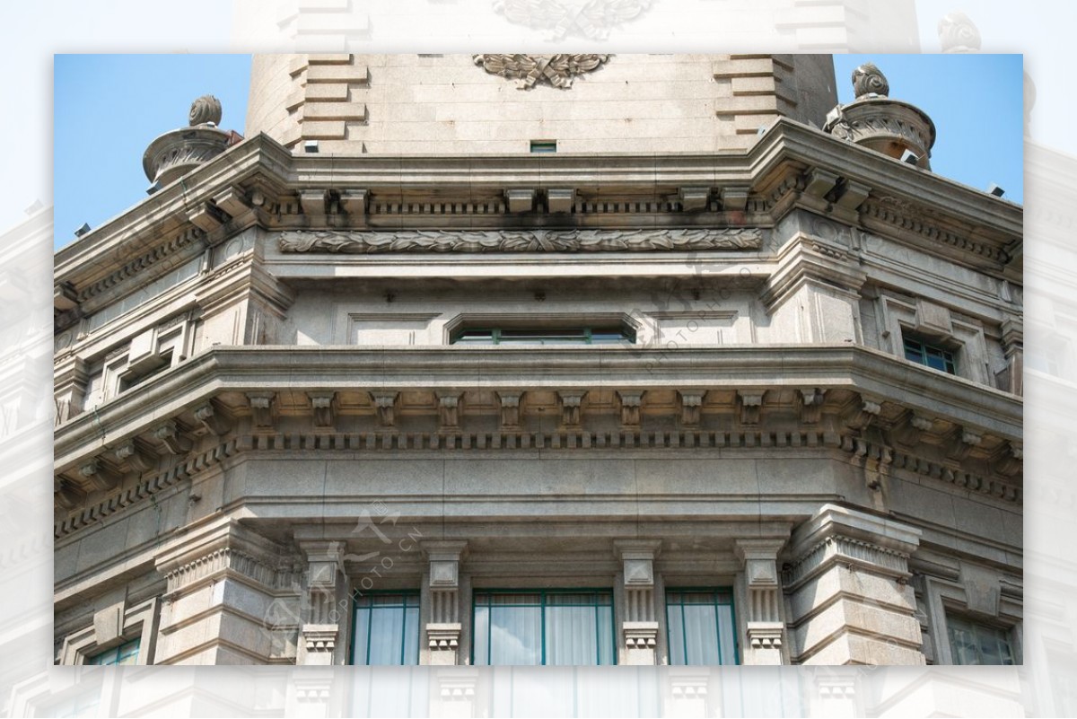 邮政博物馆古建筑欧式雕花元素图片