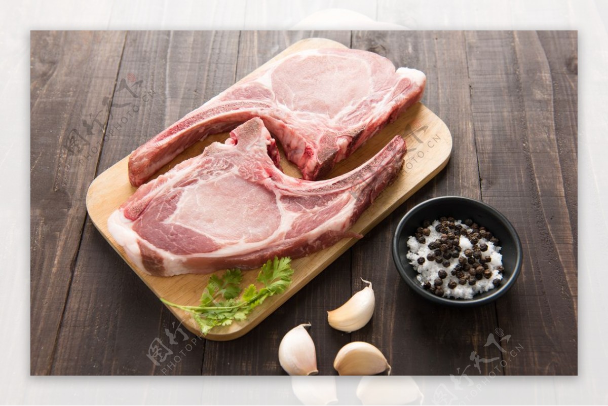 肉排肉块美食食材背景海报素材图片