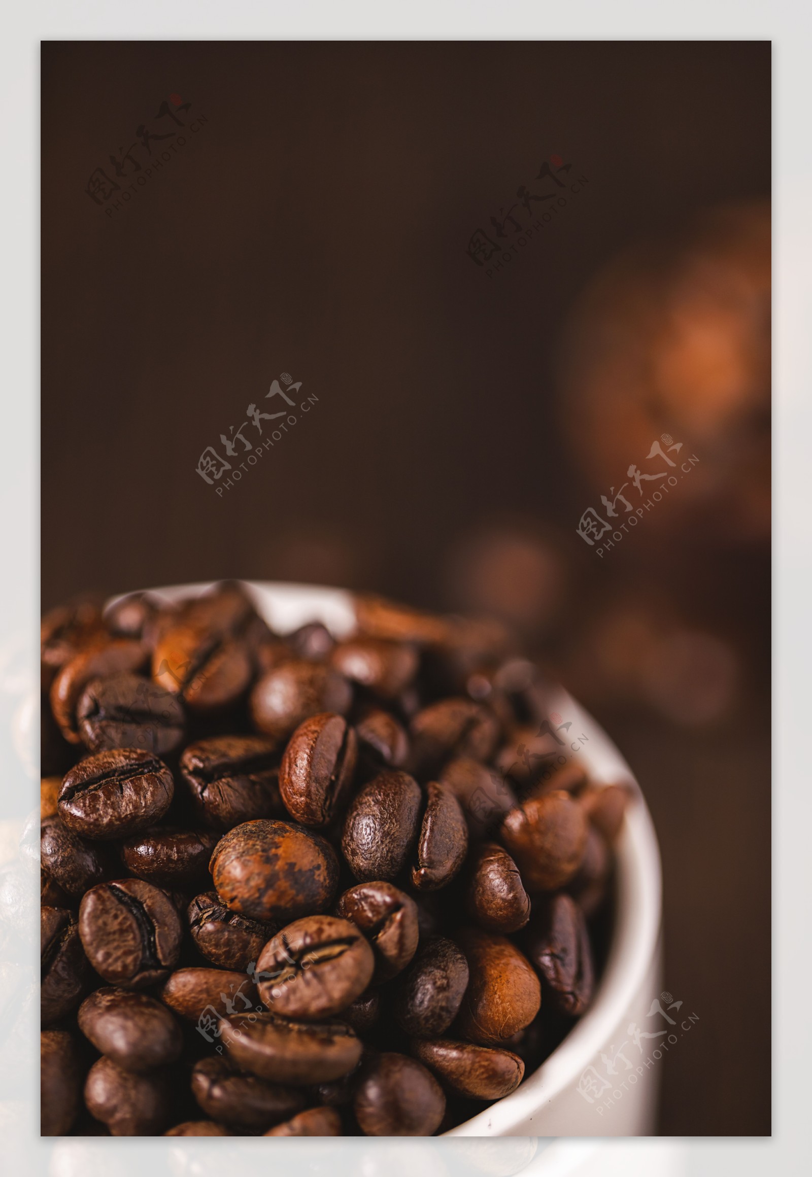 咖啡豆咖啡背景海报素材图片