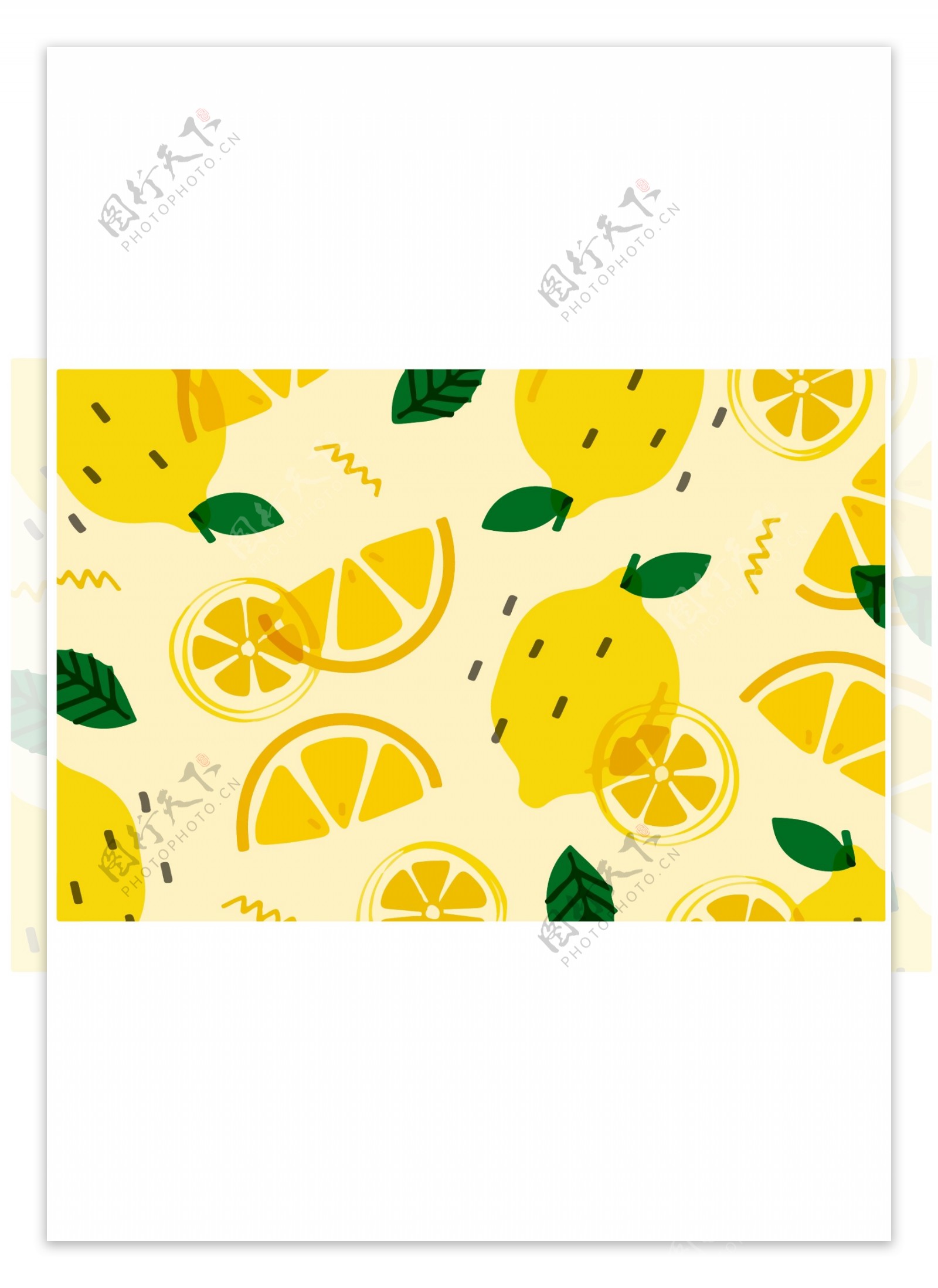 柠檬背景图片