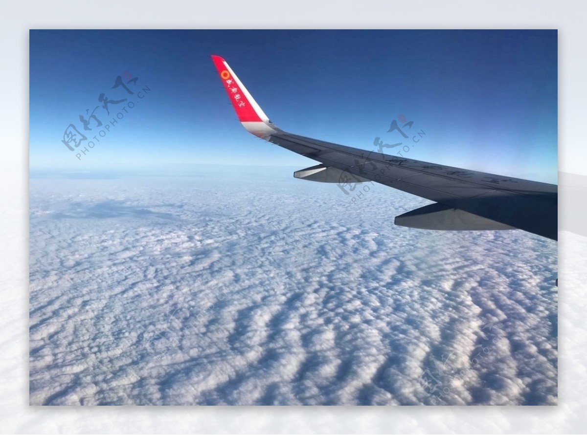 飞机之翼天空图片