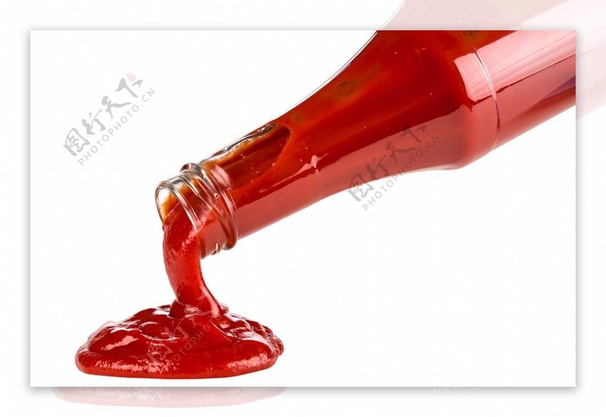番茄酱酱汁配料背景海报素材图片