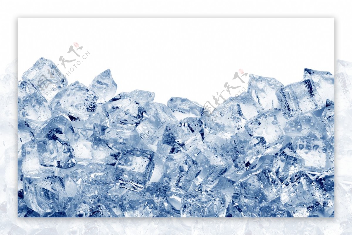 冰块冰冻冷饮背景海报素材图片