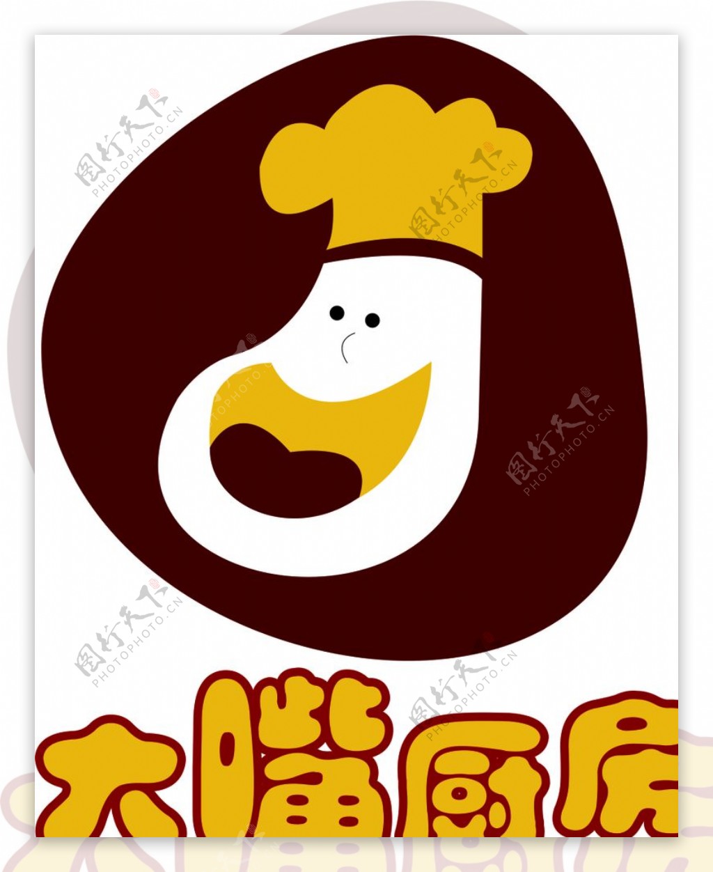大嘴厨房logo图片