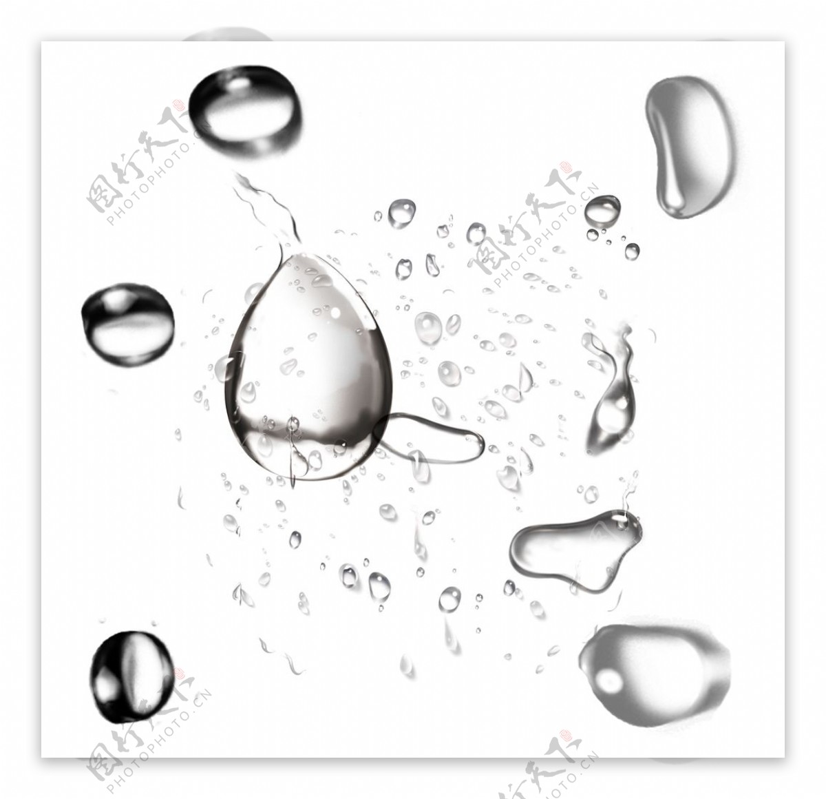 水滴水珠素材图片