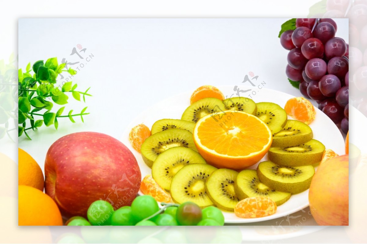 水果与水果拼盘图片