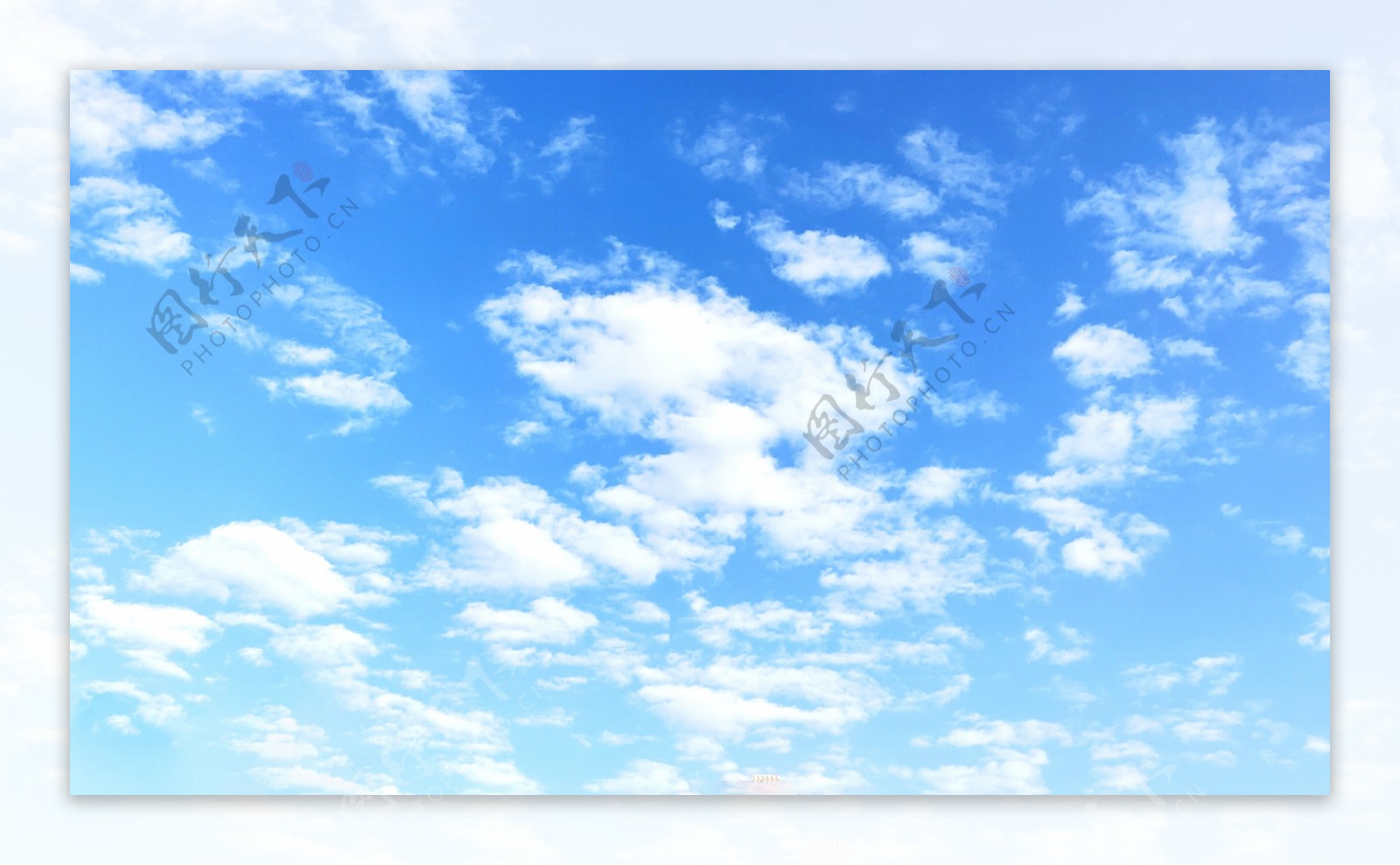 蓝天白云天空图片