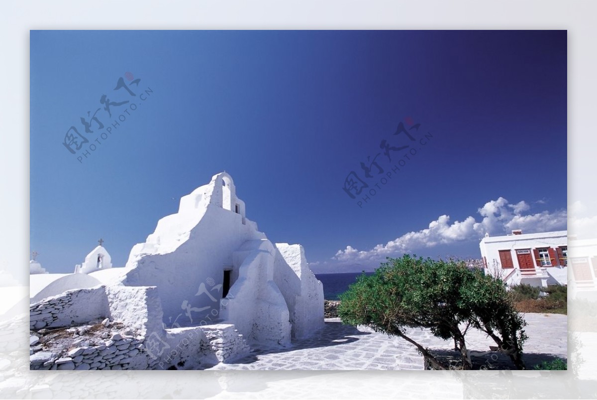 希腊地中海图片
