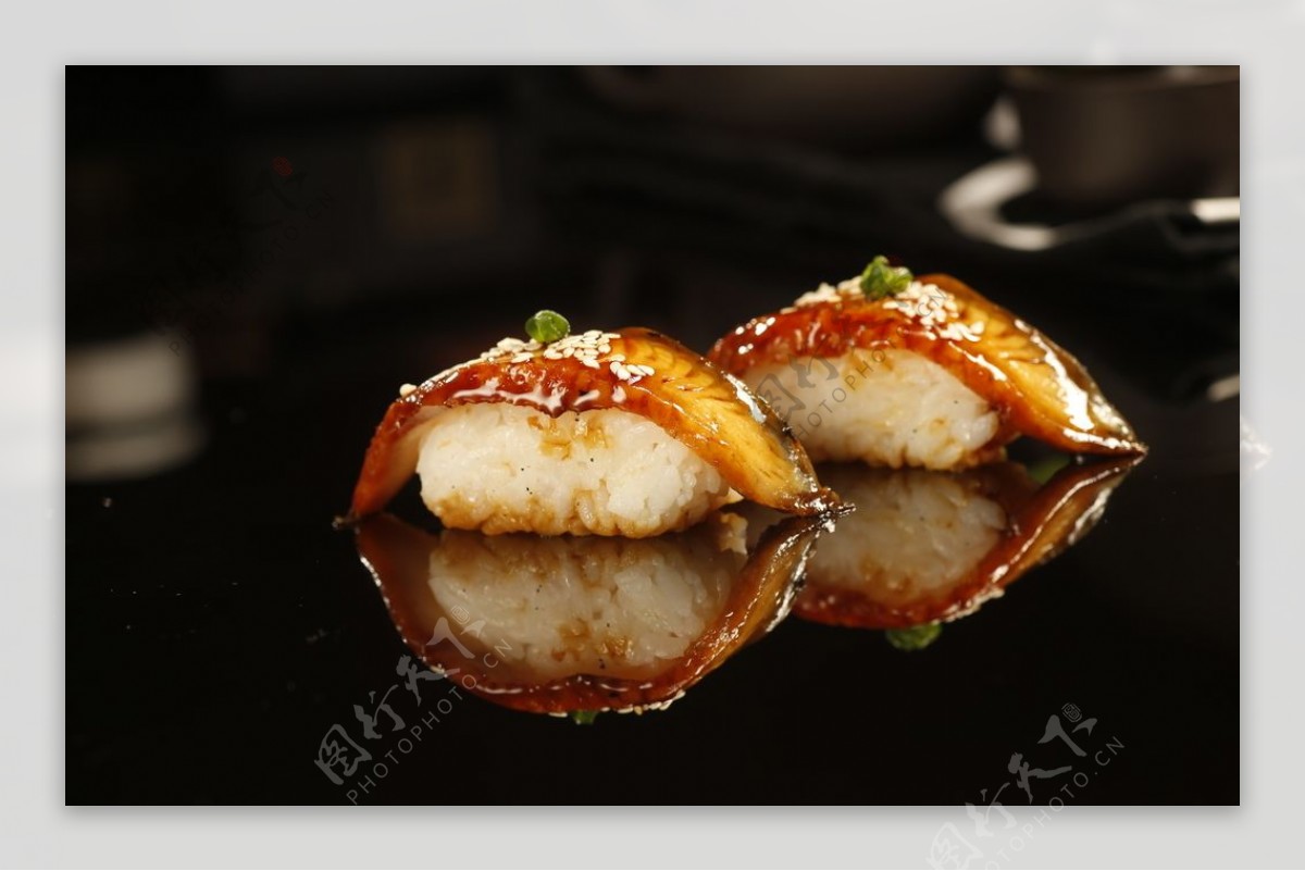 日料寿司美食鳗鱼图片