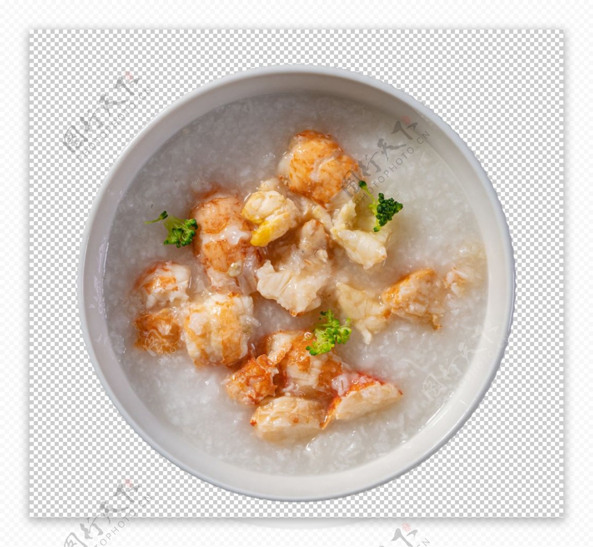 小龙虾美食营养粥图片