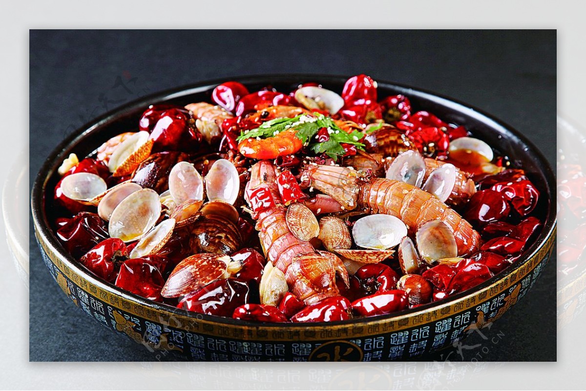 特色菜富贵海鲜锅图片