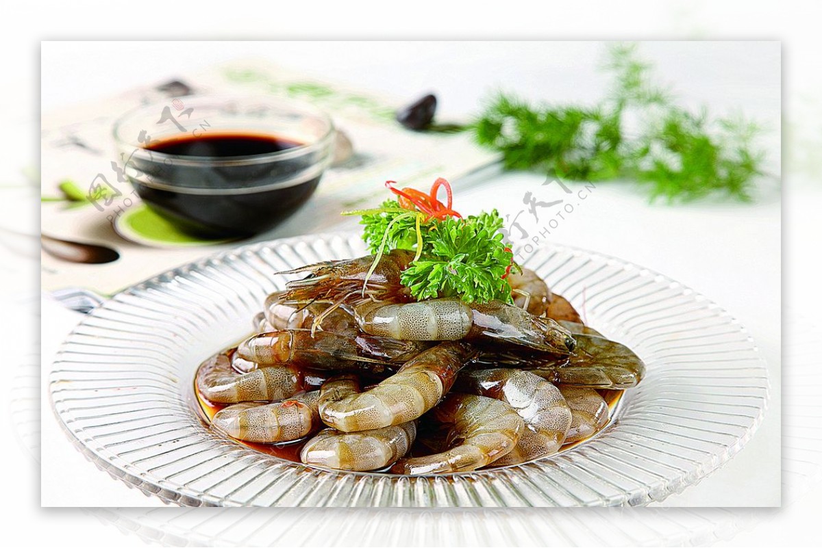 浙菜秘汁泡鲜虾图片