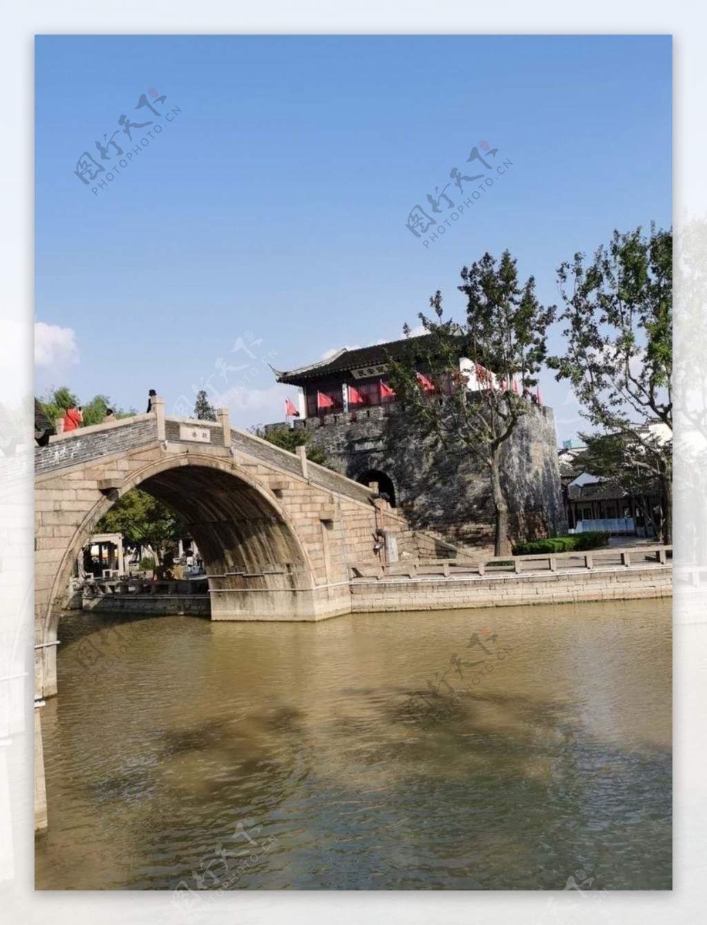水乡拱桥图片