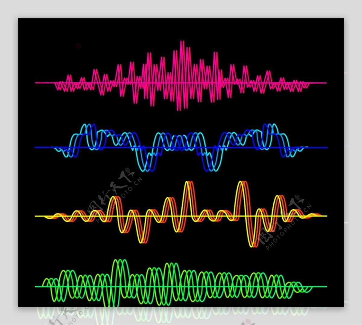 声波均衡器波纹图片