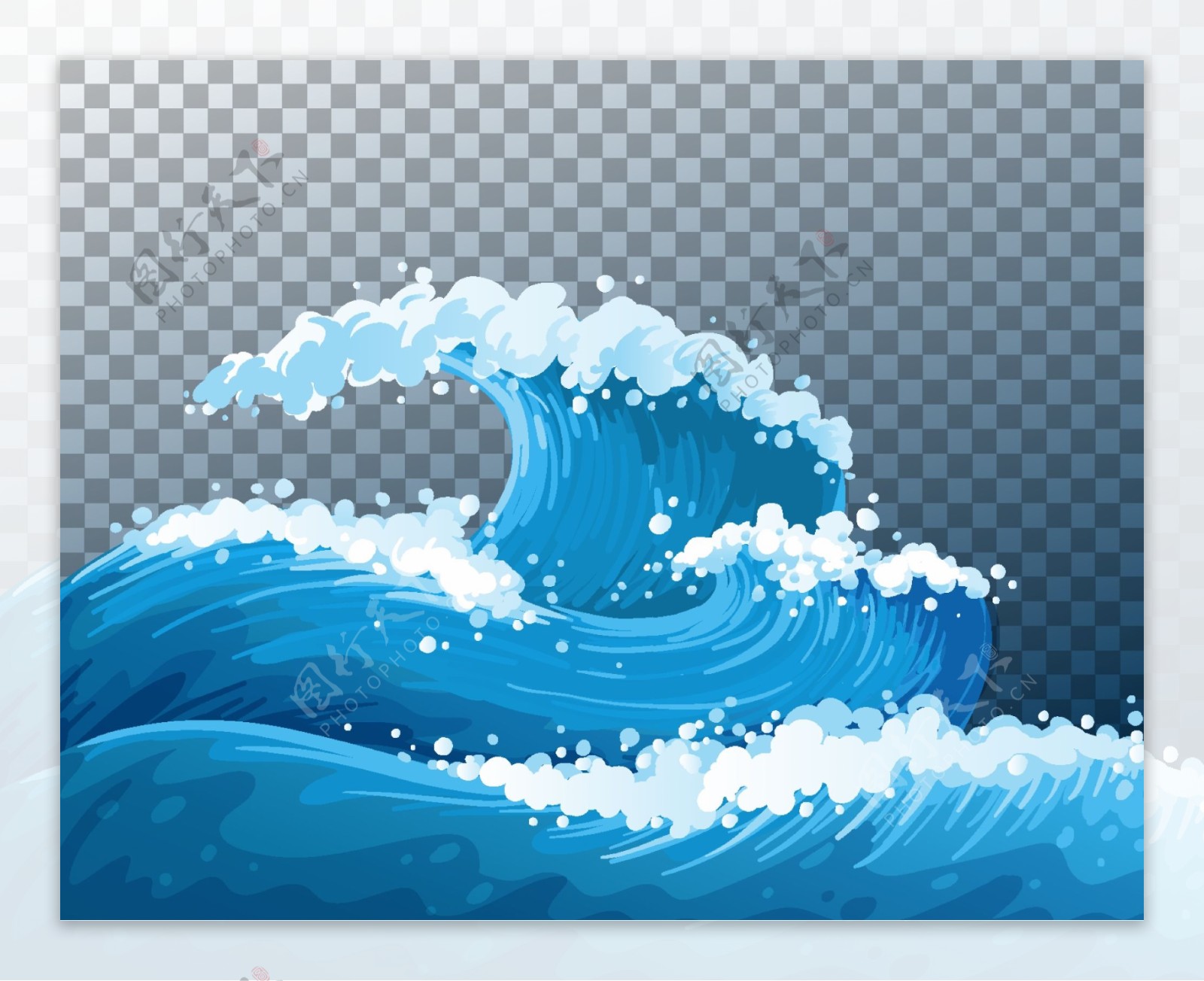 蓝色高清水波海洋海浪浪花海水水花背景图免费下载 - 觅知网