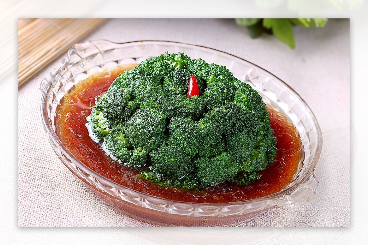 川菜蚝油西兰花图片