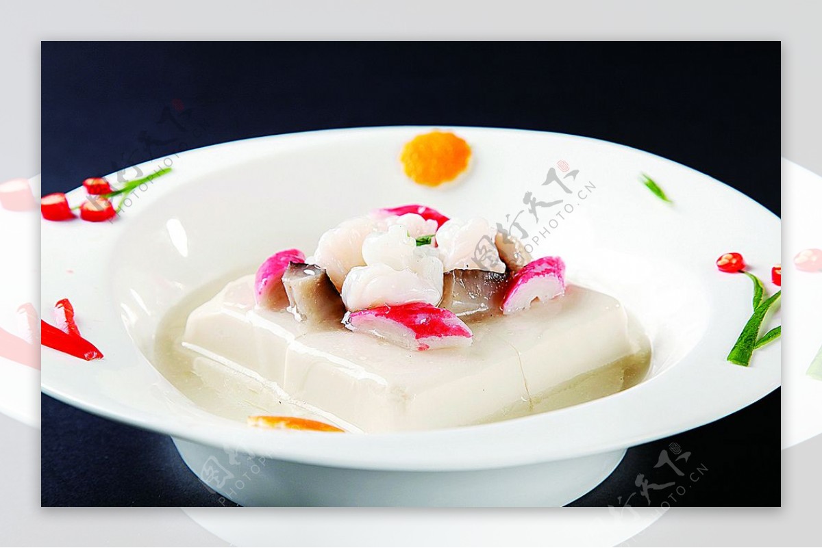 徽菜海鲜豆腐图片