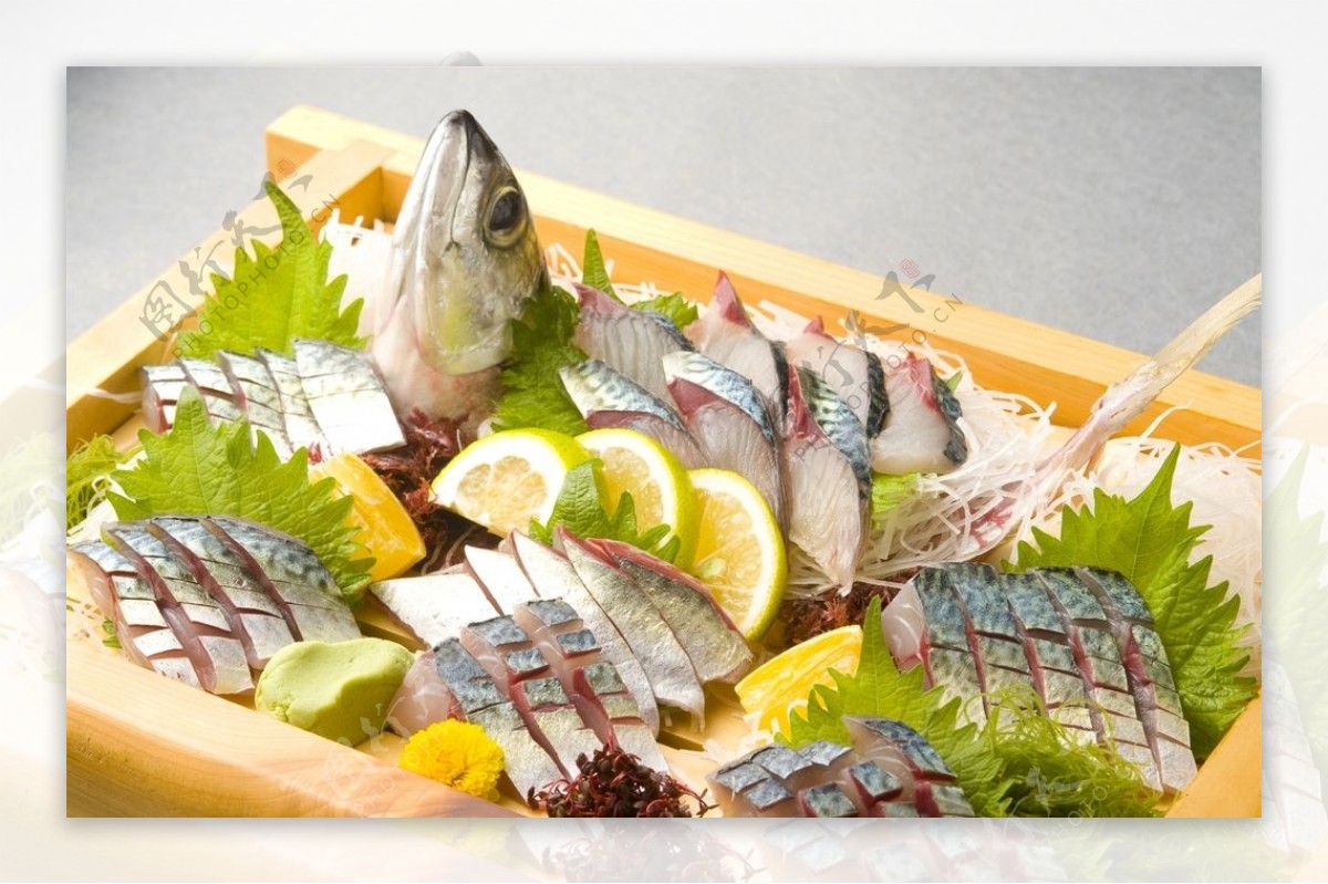 海鲜刺身拼盘图片