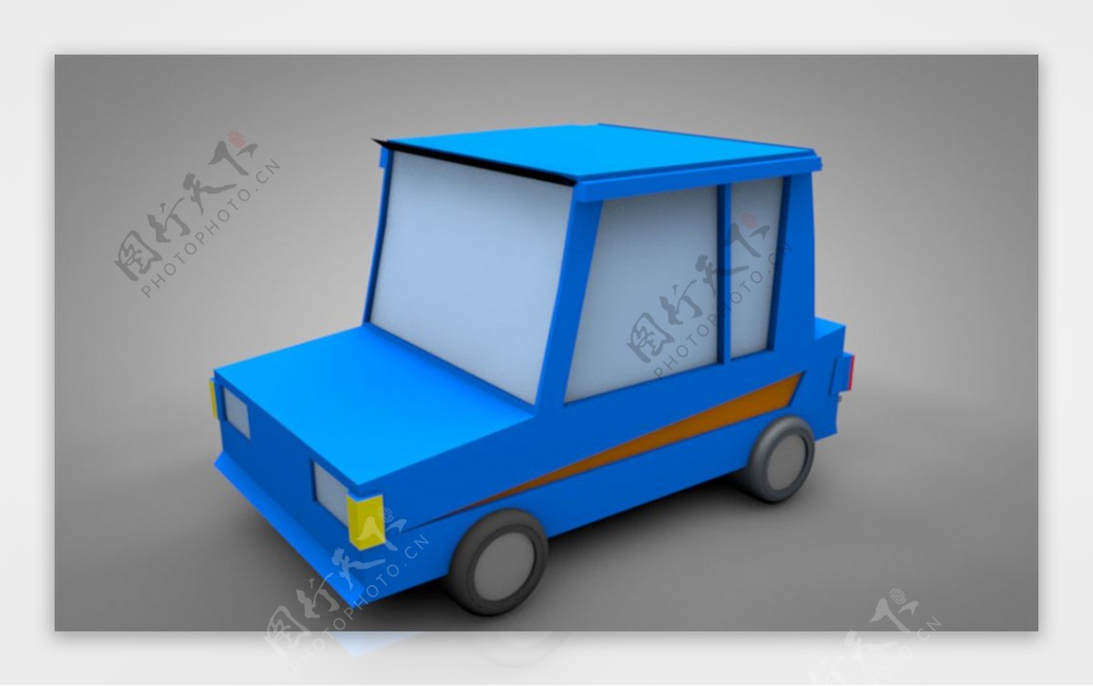 C4D模型小汽车小轿车图片