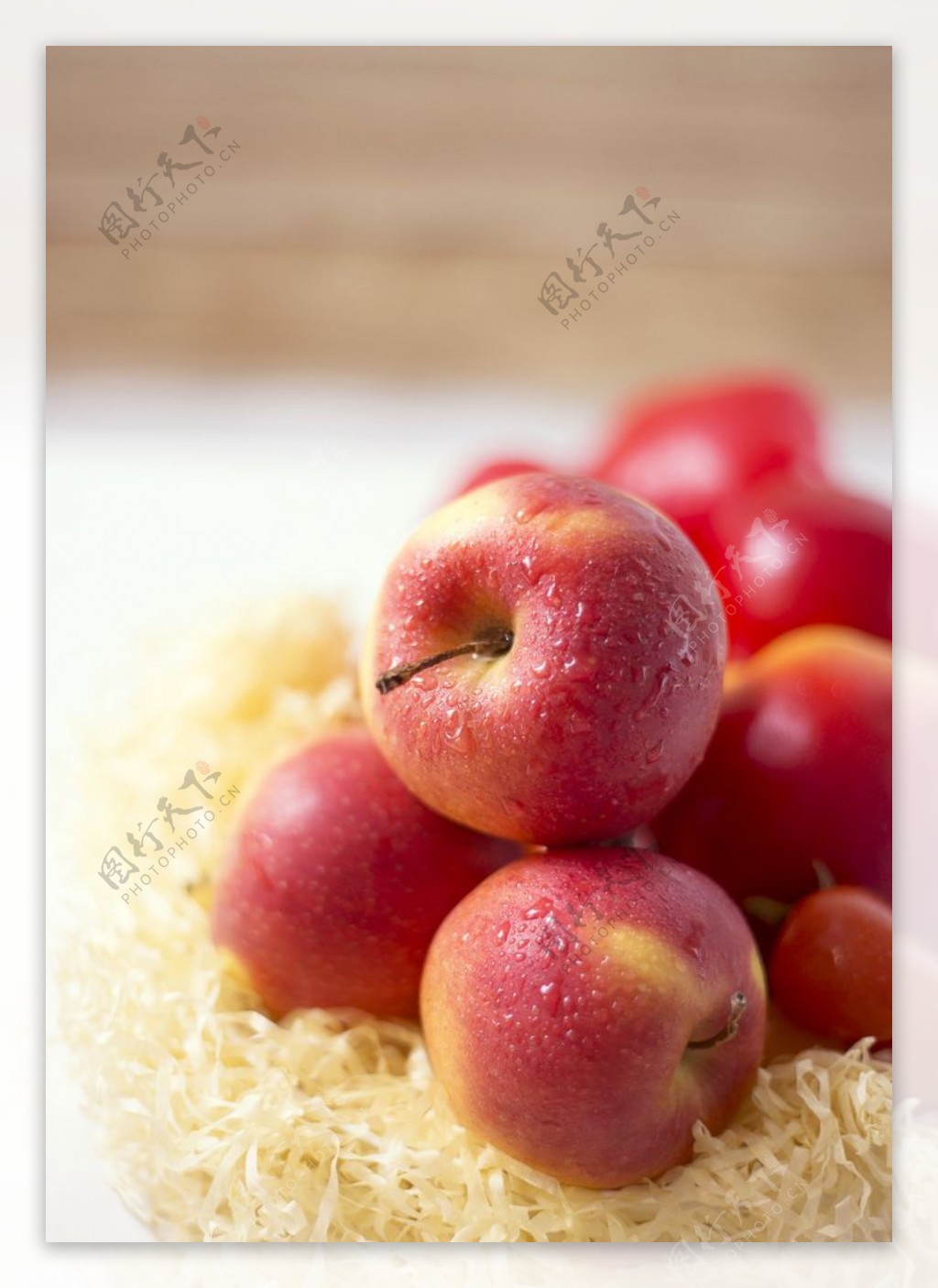 红苹果高清拍摄素材图片