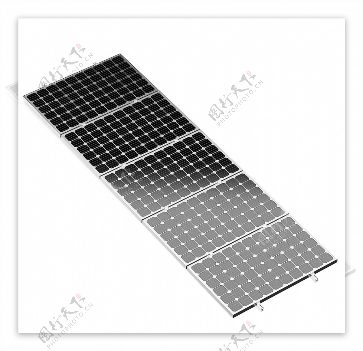 C4D3DMAX模型太阳能板图片