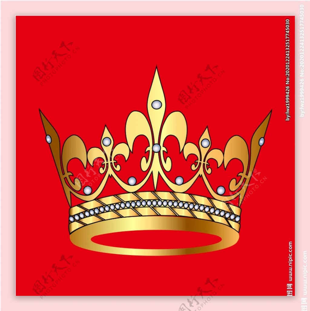 写实王冠 皇冠 头冠 黄金王冠 国王王冠-cg模型免费下载-CG99